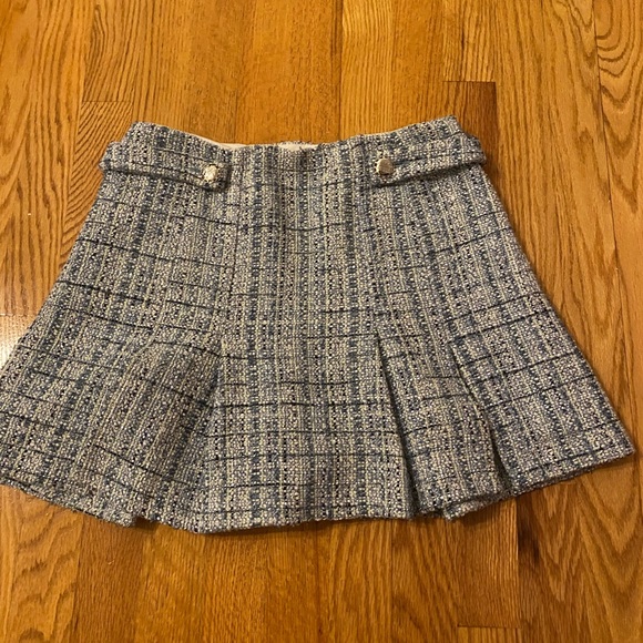 Maje Dresses & Skirts - Maje Blue Tweed Mini Skirt